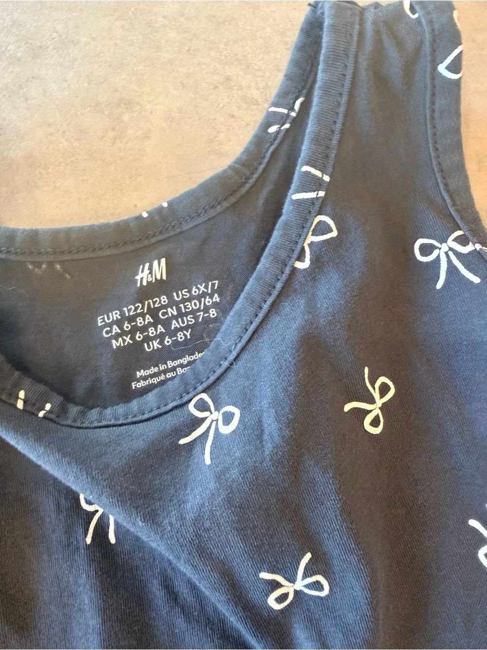 H&M girl’s Mixed-Print dresses — Black, Pink, Yellow, Blue
